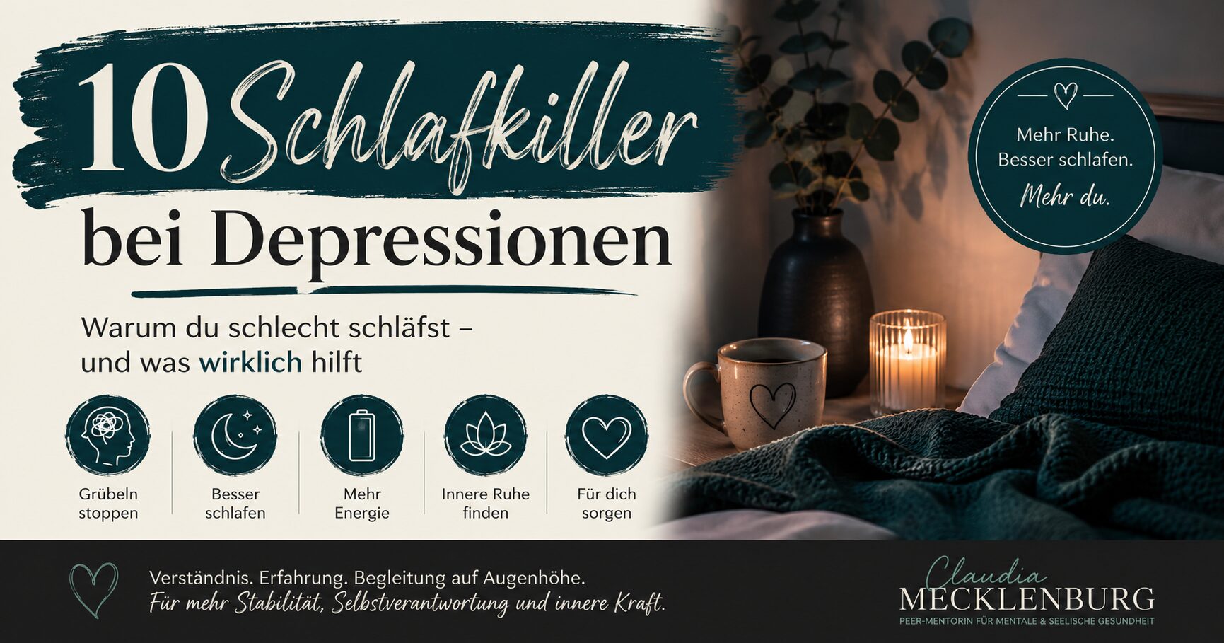 Schlafprobleme Depression: 10 Schlafkiller