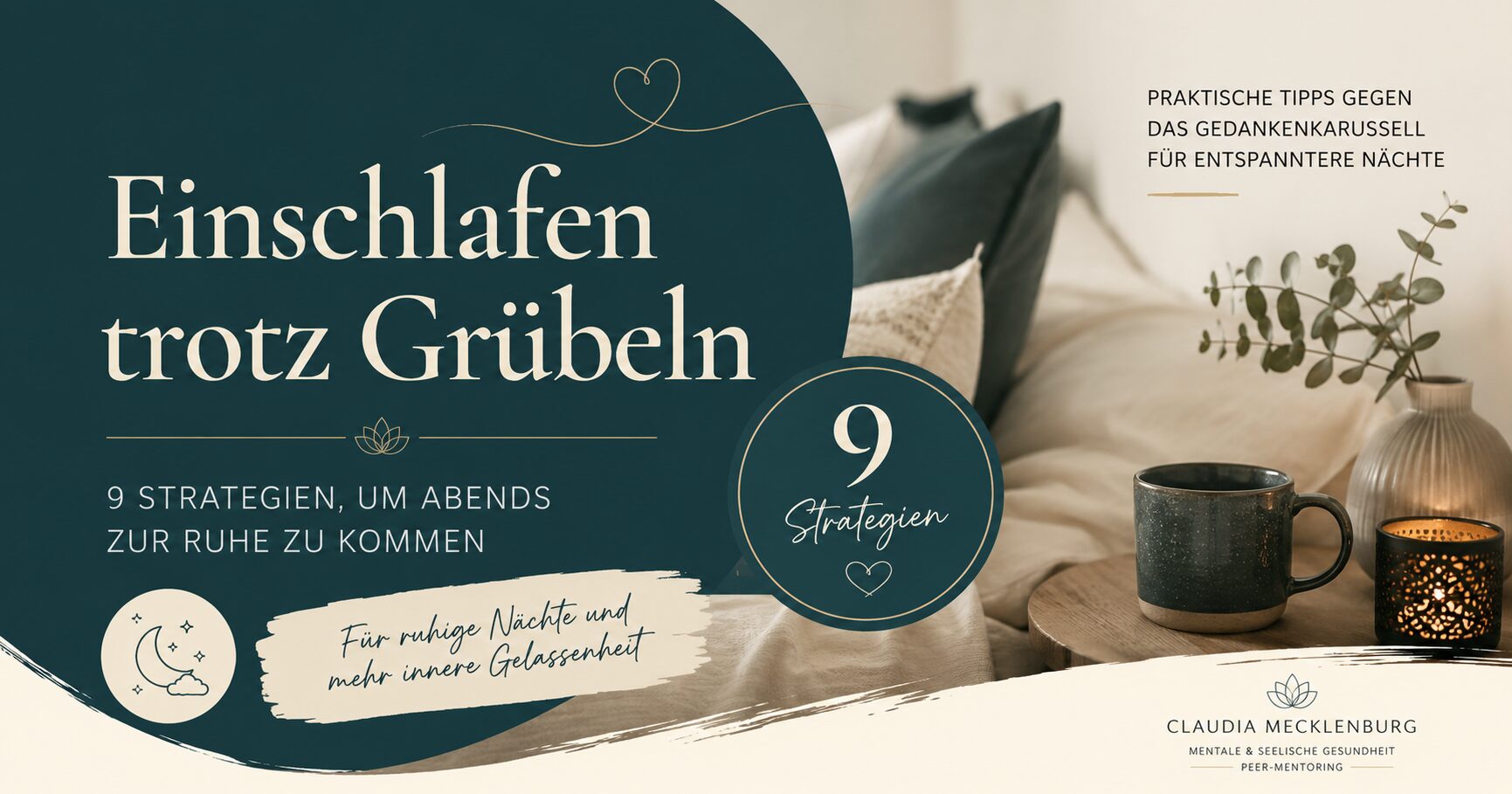 Einschlafen trotz Grübeln - Titelbild