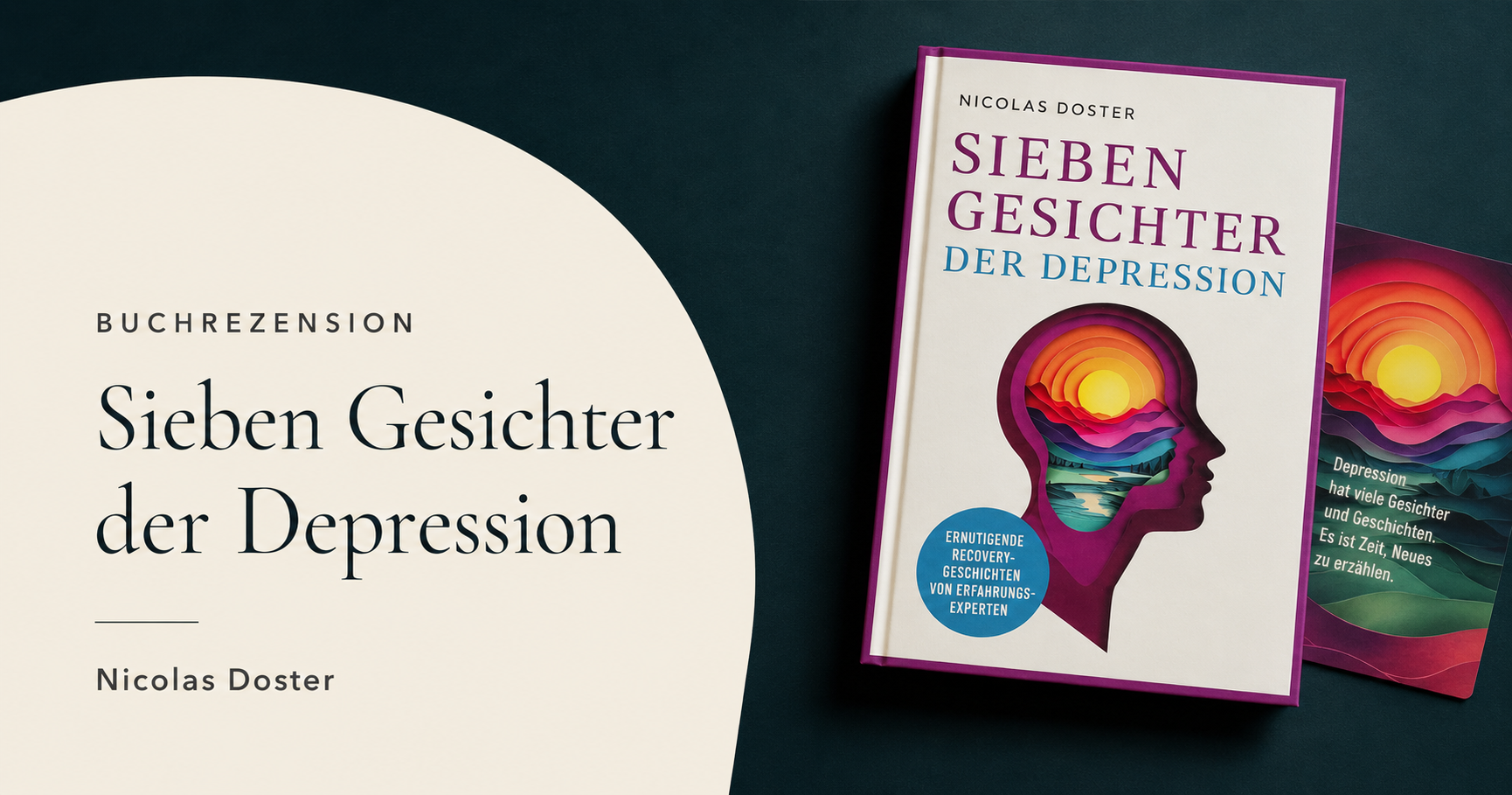 Header für Rezension "Sieben Gesichter der Depression"